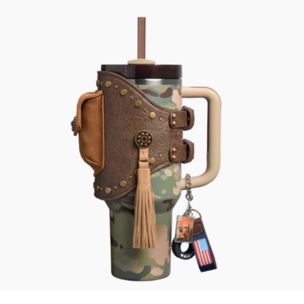 Post Malone limited edition Stanley- with leather holder
